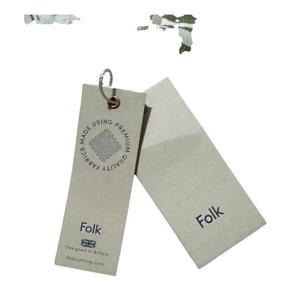 Folk Clothing Men's 100% Cotton Shirt NWT Size‎ : Large Made - Picture 5 of 7